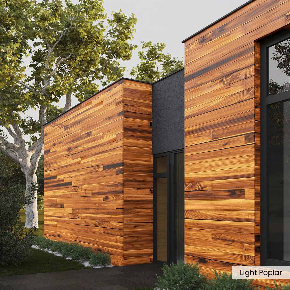 Modern exterior cladding project by Vivid Building
